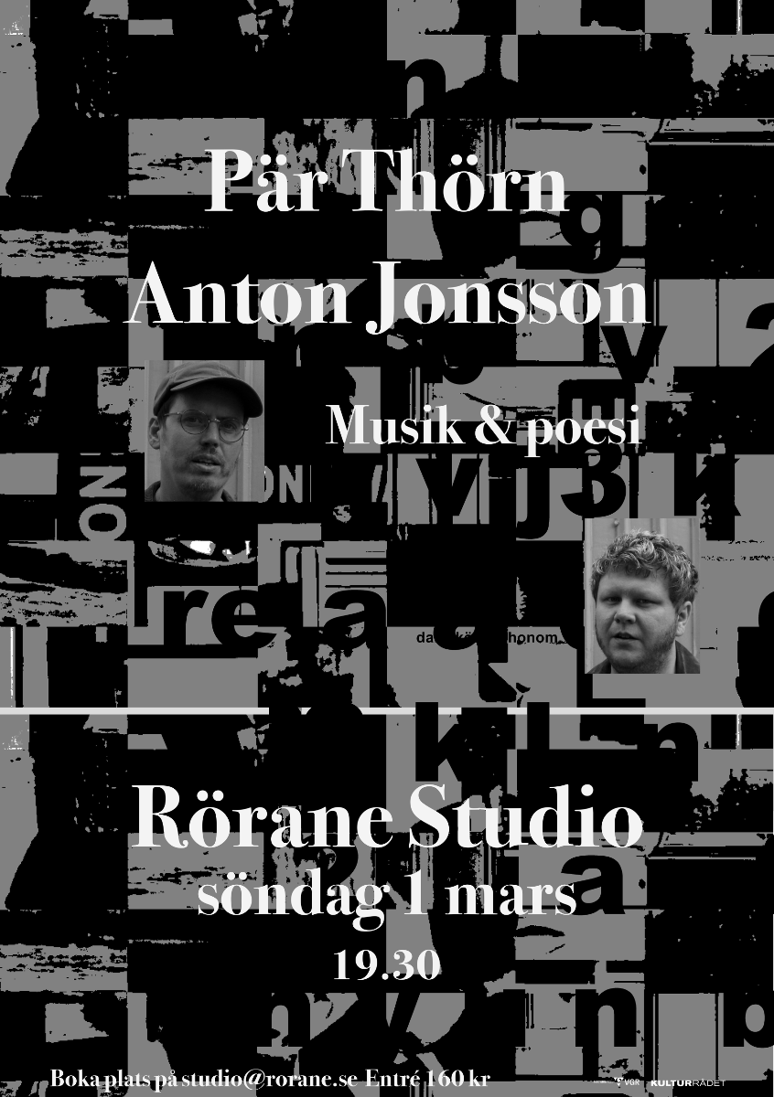 Rörane Studio - Pär Thörn & Anton Jonsson, Text & Musik